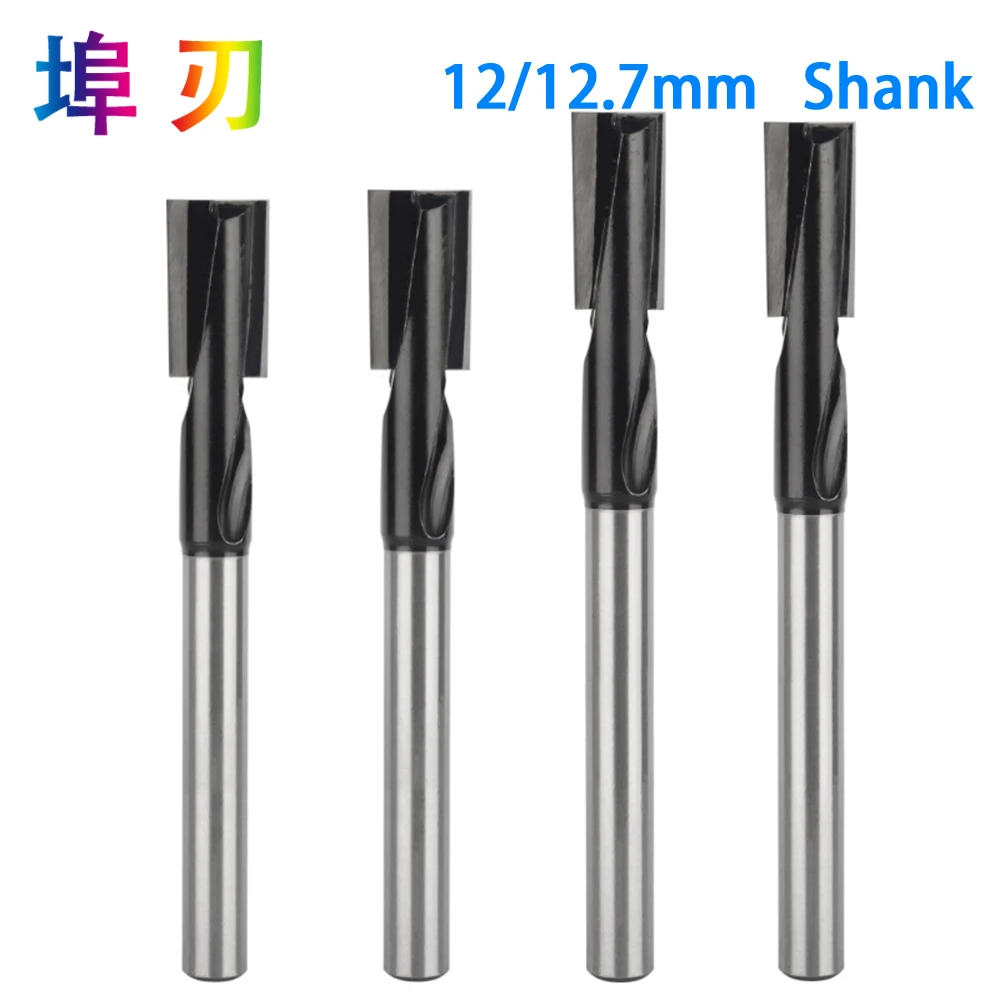 Imagem -05 - Haste Alongada Fundo de Limpeza Keyhole Router Bit Máquina de Gravura Carpintaria Diâmetro 16 mm 12 mm 12.7 mm 18 mm 20 mm 1pc