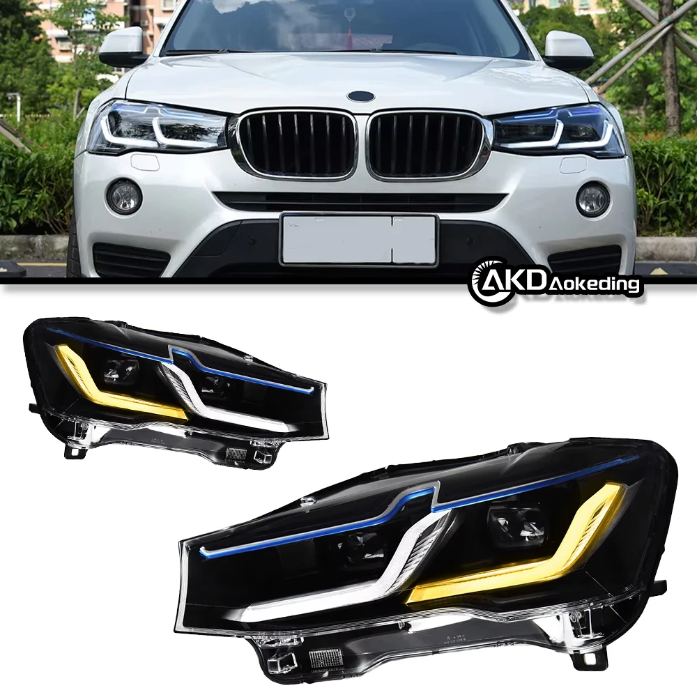 

LED Headlights For X4 F26 2013-2017 LCI Front Head Lights Replacement DRL Daytime light Lighthouse Projector Facelift