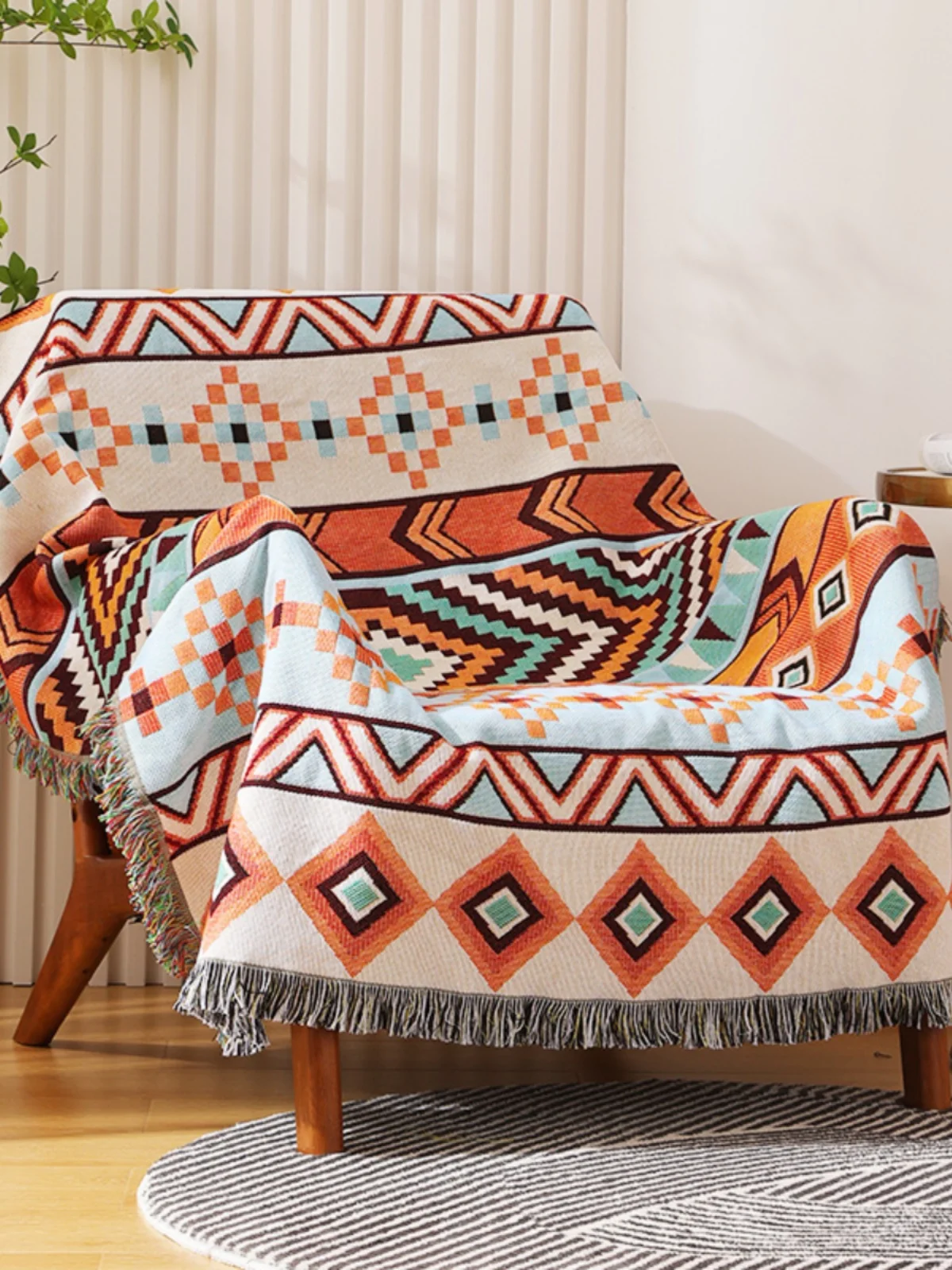 

Чехол для дивана в юго-восточноазиатском стиле, мягкий, моющийся, полностью закрывающий, пылезащитный, от Xueqing Home