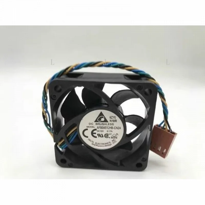 

L 1 pcs for DELTA Fan AFB04512HB-CN24 fan DC12V 0.17A 4515 45*15MM 4 wire cooling fan