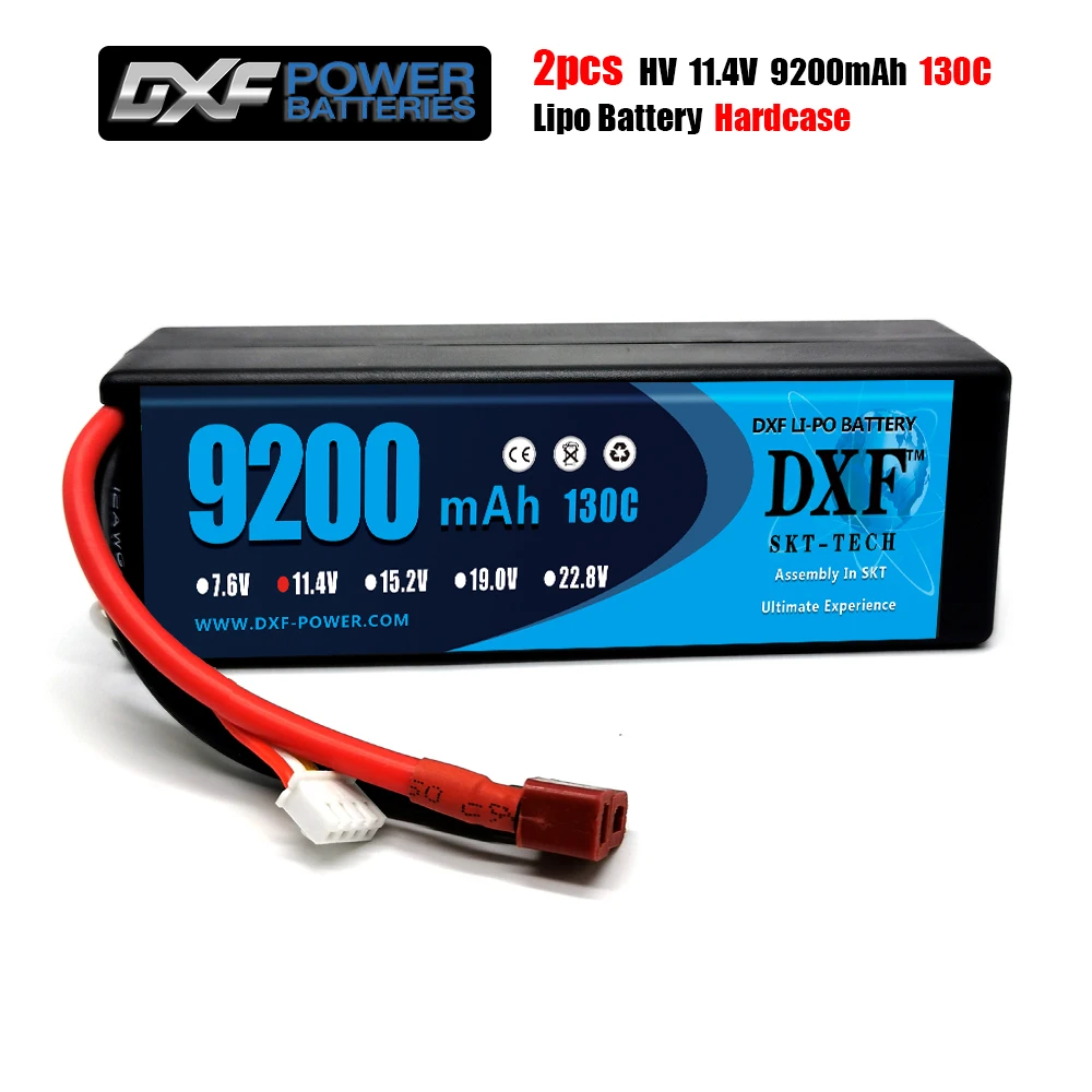 

DXF 3S 11.4V 9200mAh Lipo Battery 14.8V 15.2V 22.2V 7.4V 6S 4S 2S 5200mAh 7000mAh 8000mAh 8400mAh 6750mAh 6500mAh for RC Car