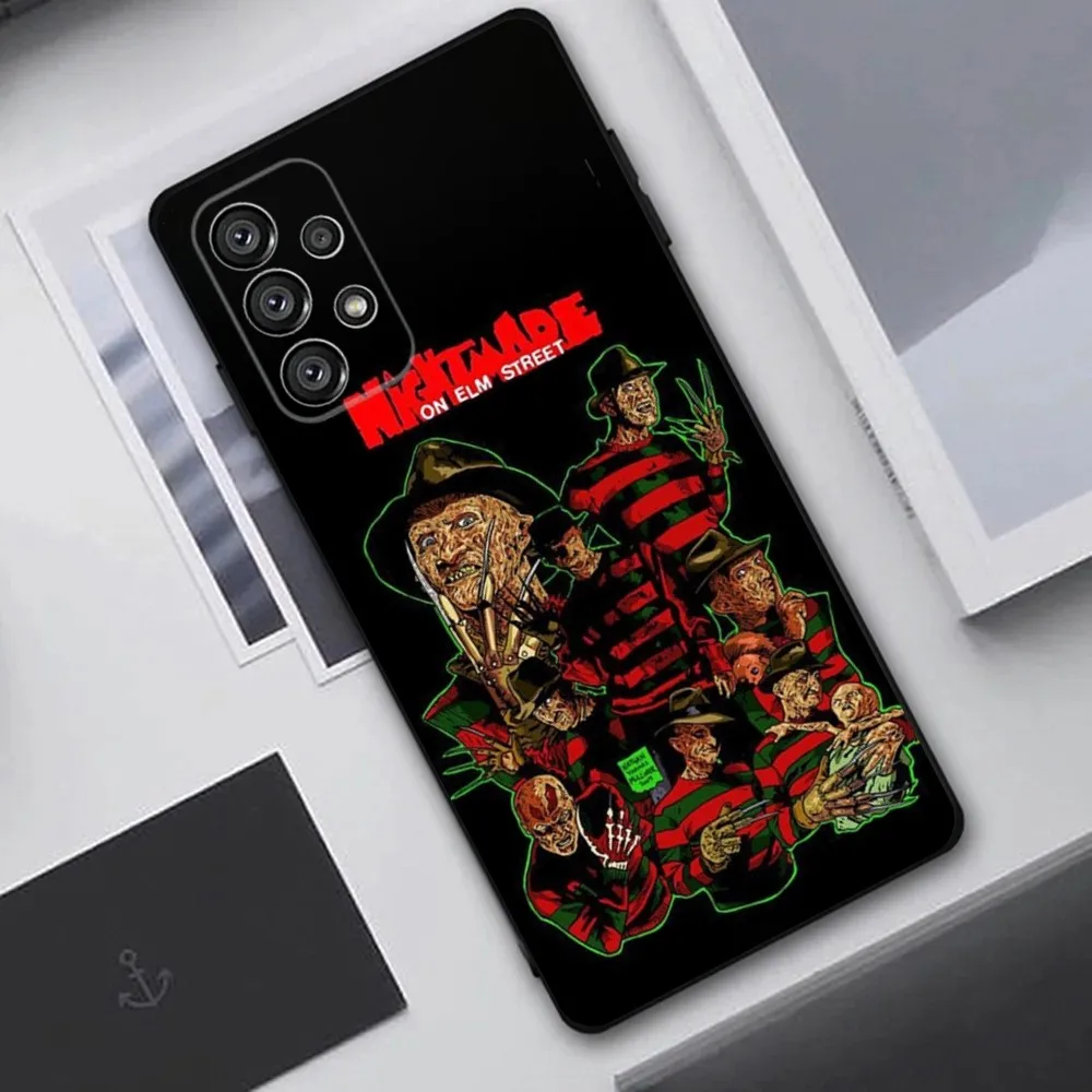 F-Freddy Horror Movie K-Krueger  Phone Case For Samsung Galaxy A20,A21s,A22,A31,A32,A52,A53,A72,73,A80,A91 Soft Black Cover