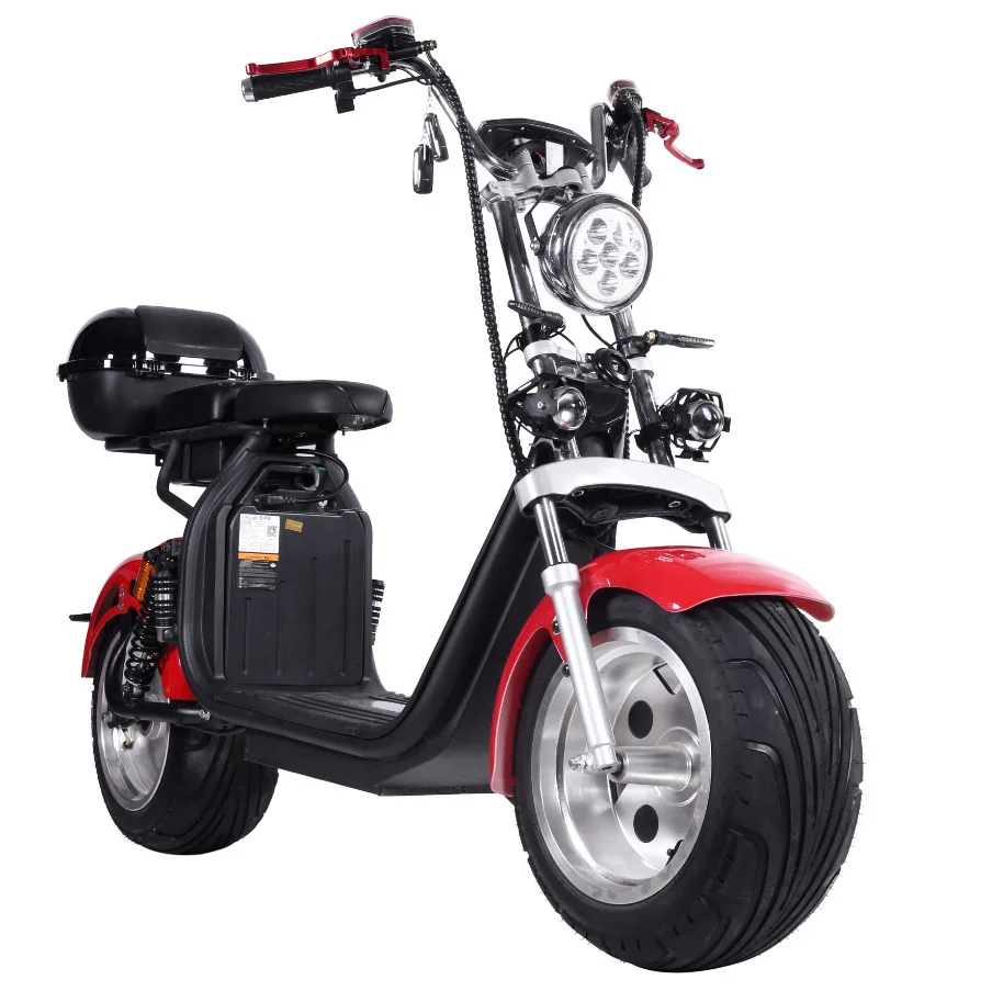 Mobility Scooter Adult Electric Bike City Commuting 2000W48V20AH New Electric Scooter Retro Leisure Two-wheeled Bicycle Small