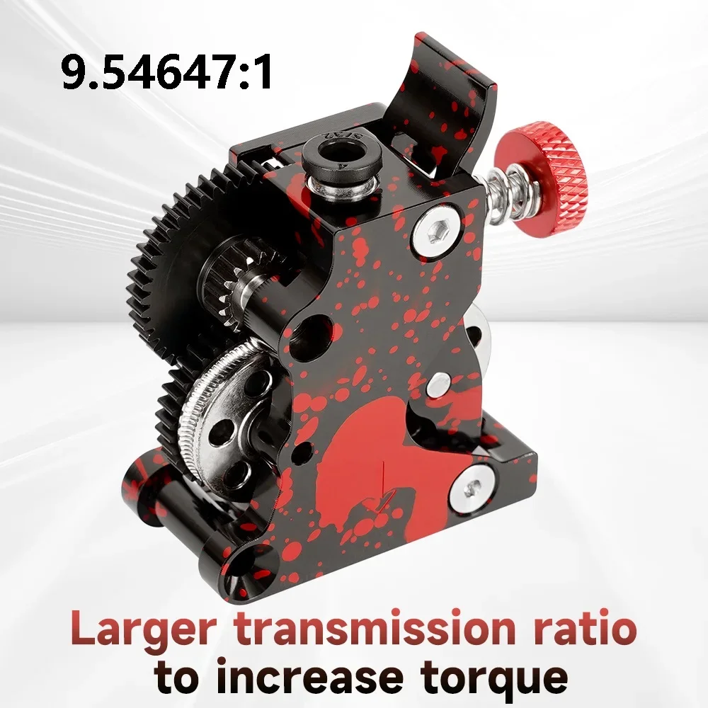 Tojiato Upgrade HGX LITE 2.0 Dual Gear Extruder Hard Steel Reduction Gear High Speed Motor For Ender 3V2 CR10 VORON2.4