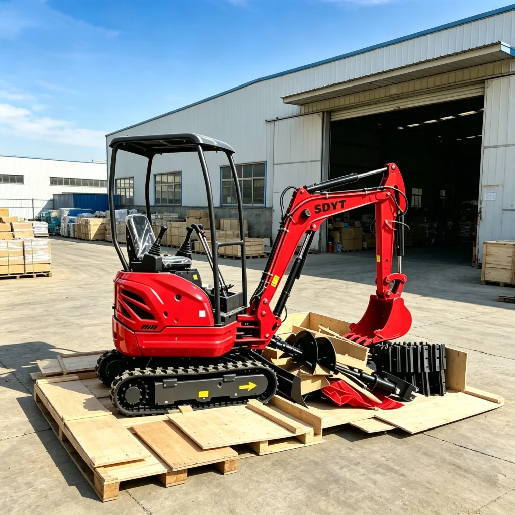 High Performance Mini Track Excavator CE Certified Customized Auxiliary Tools Small Digger For Municipal Engineering