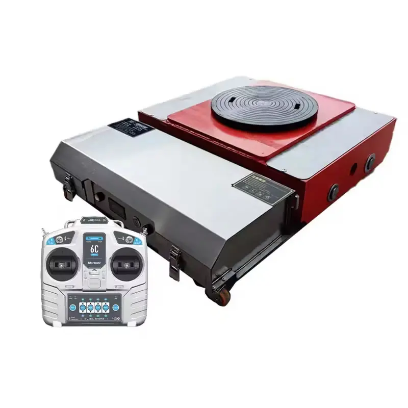 Electric Roller Type Carrying Roller Cargo Trolley Moving Tank Trolley Cargo Skate With Remote Controller