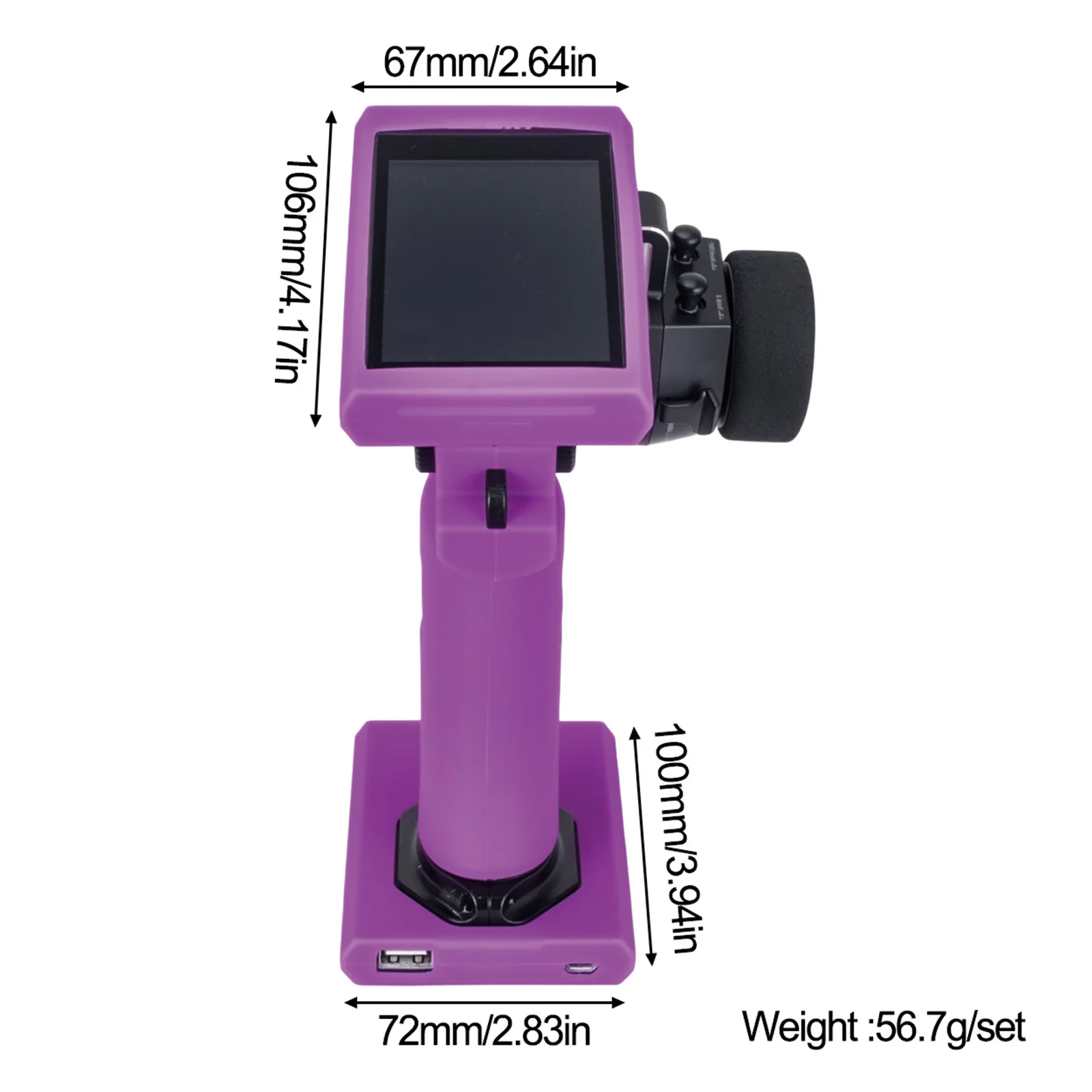 Silicone Transmitter Protective Case for FlySky Noble NB4 NB4+ Noble Shockproof Dustproof Cover Remote Control Upgrade Parts