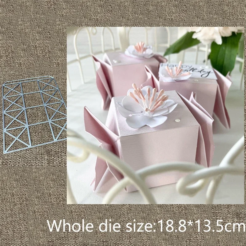 

New Design Craft Metal stencil mold Cutting Dies box decoration scrapbook die cuts Album Paper Card Craft Embossing