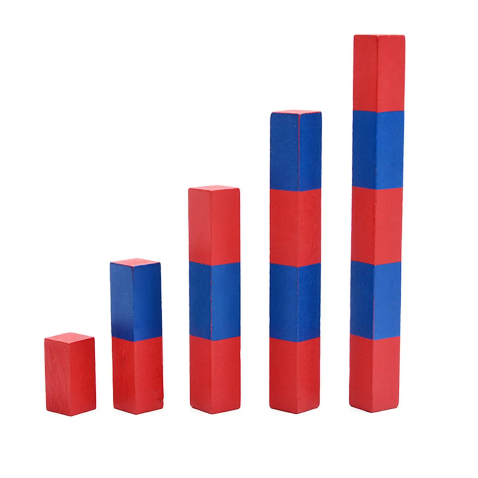 Matematica Montessori Aste numeriche Conteggio bastoncini Formazione prescolare Numero partita