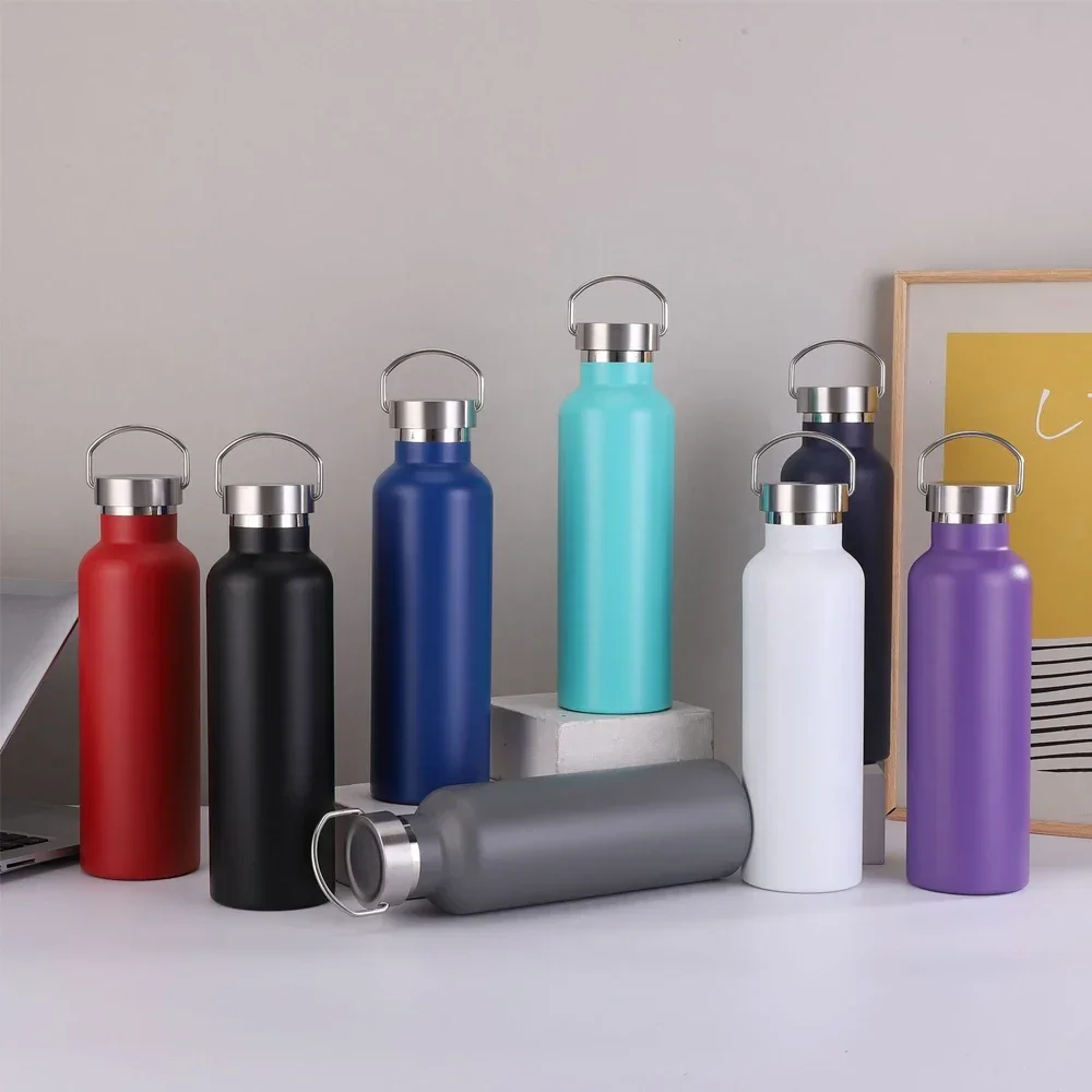 Stainless Steel Thermos Bottle Tumbler Cups with Lid Portable Outdoor Vacuum Flask Children\'s Water Bottle 350ML 500ML 750ML