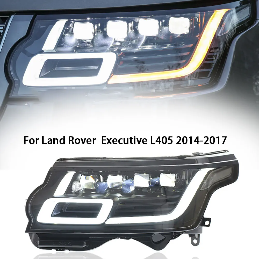 

Car Front Lights For 2014-2017 Land Rover Range Rover L494 Sport L405 Executive Car Upgrade New Styling LED Headliglamp Assembly