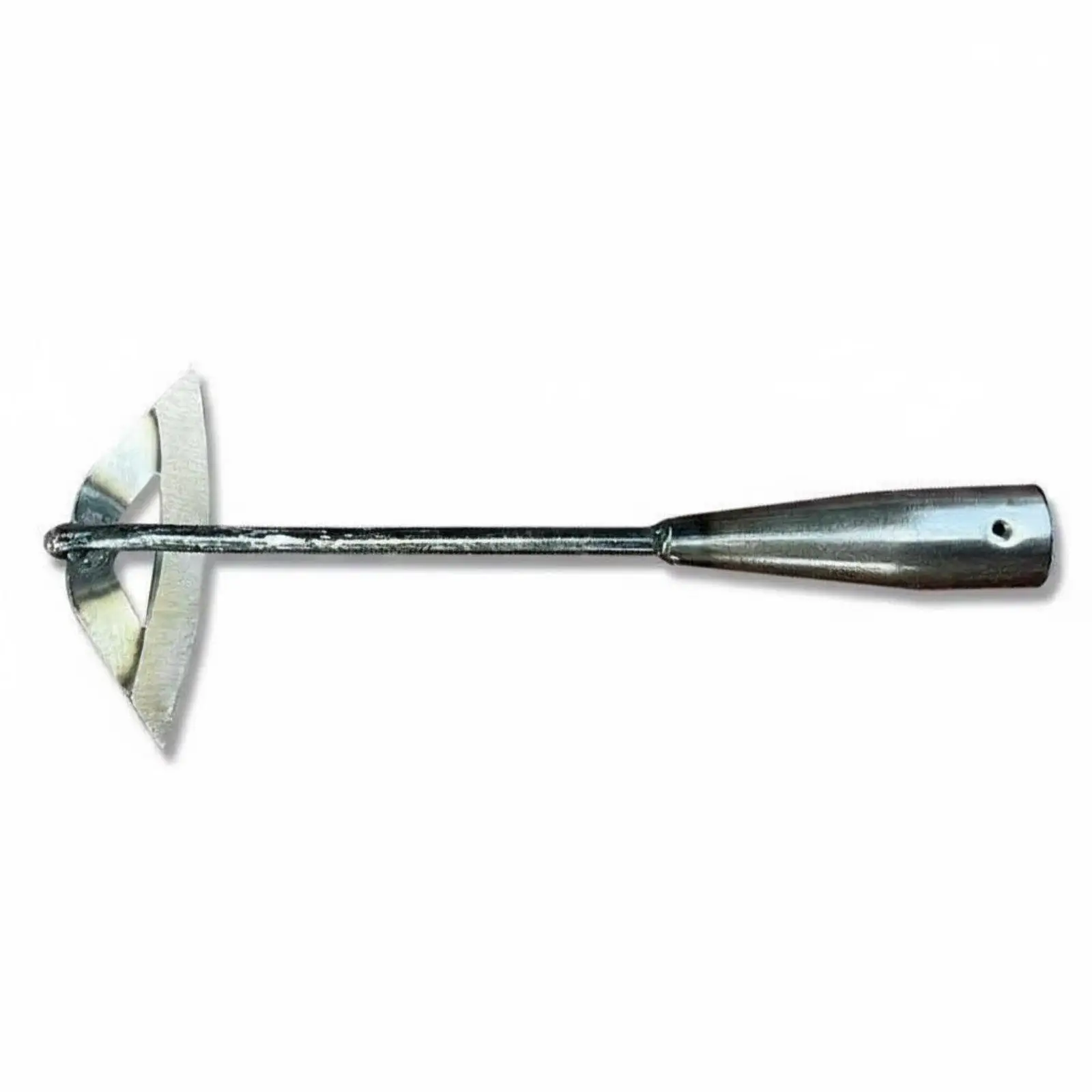 Manganese Steel Hollow Hoe Garden Weeding Tool Triangle Precision Head for Lawn Soil Cultivation
