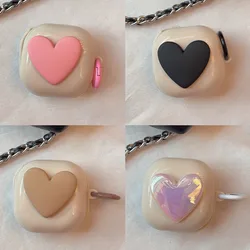 For Samsung Galaxy Buds 2 Pro / Buds FE / 2PRO Case Cute Heart TPU Earphone Case For Samsung Buds Live With Hook