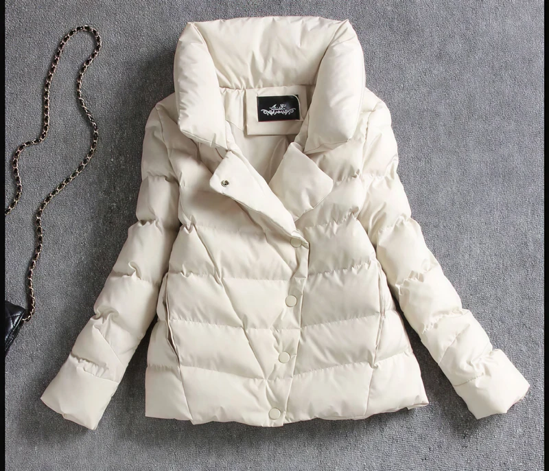 

Parkas Womens Dama Winter Fleece-Lined Diamond-Quilted Flap Pocket Buttonless Sided Pleated Layered Ruffled Classic French Style