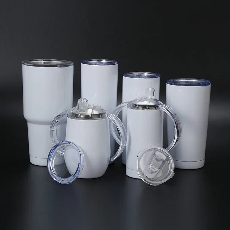 12oz 16oz 20oz 30oz Sublimation Blank Thermos Bottle Double Walled Stainless Steel Tumbler Water Bottle With Lid Insulated Cup