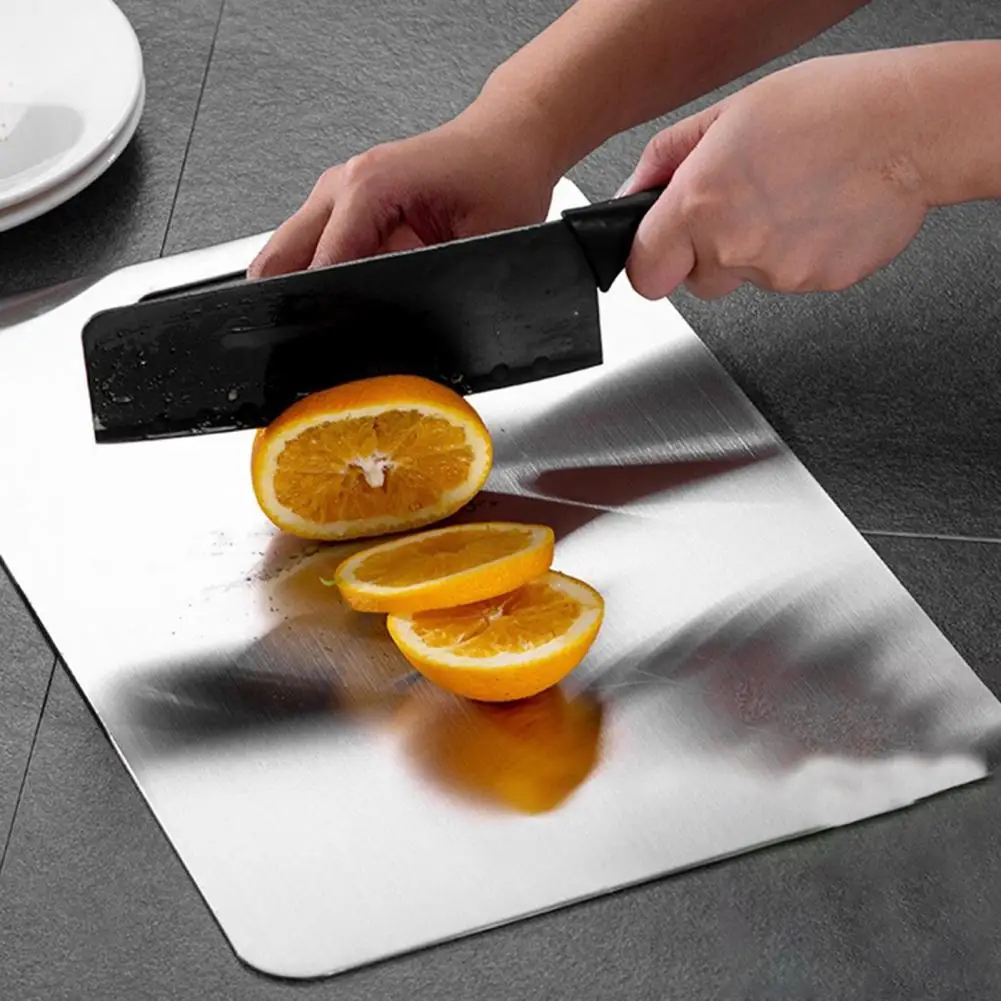 High-quality Stainless Steel Cutting Board Durable Stainless Steel Cutting Boards for Efficient Kitchen Prep for Fruits for Home