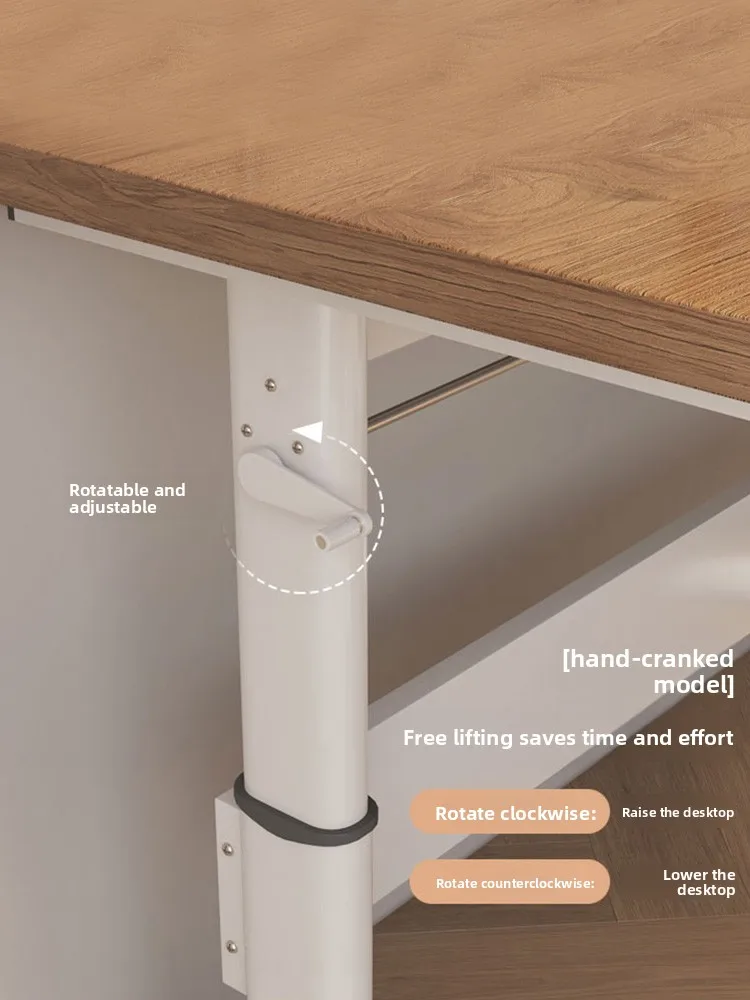 Height Adjustable Standing Desk Ergonomic Home Office Table Student Study Workstation