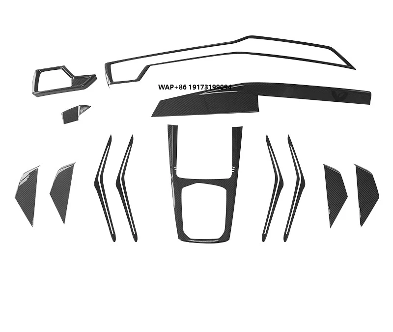 

High Quality Carbon Fiber & Leather Interior Trim Kit 13-Piece for X5 G05 2024+ Car Accessories