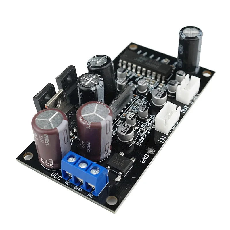 MM Phono Amplifier Module Vinyl Record Player Preamplifier Board With JRC2150BBE Treble Bass Effect Processing