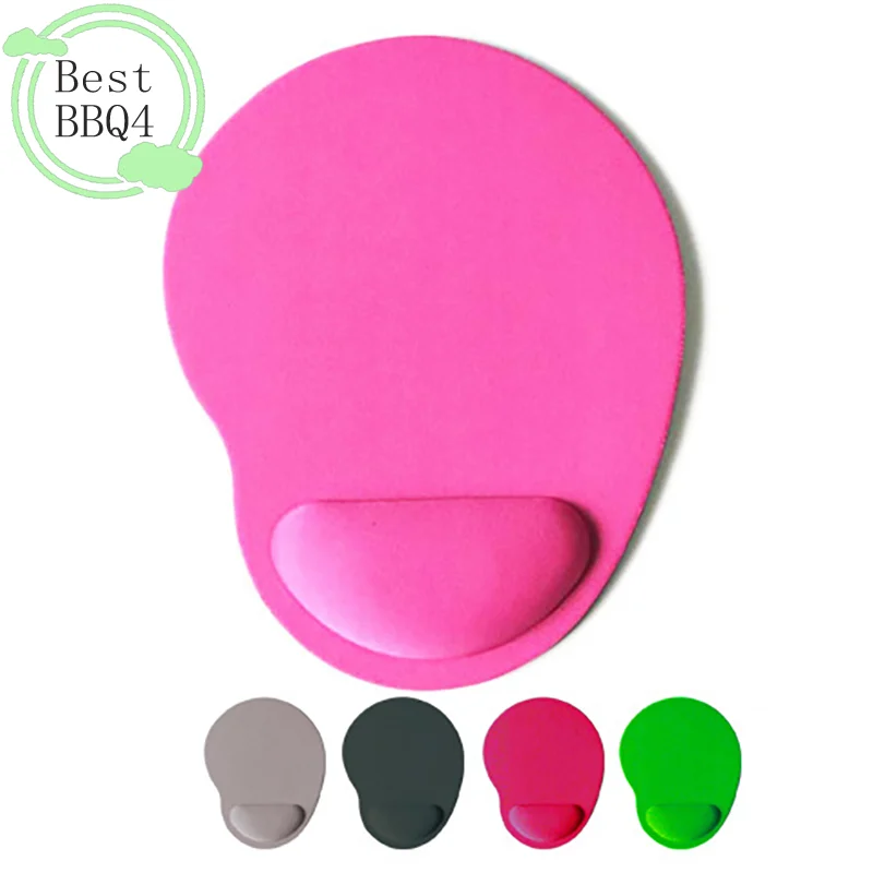 (BBQ4)1 Pcs Color Mouse PC Portable Thickened Office Wrist Support Convenient Mouse Pad