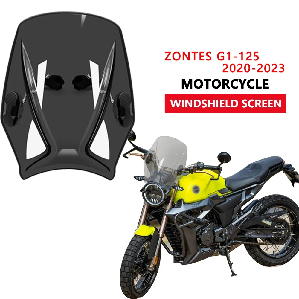 

For ZONTES G1-125 2020-2024 windshield new universal zontes g1-125 motorcycle accessories windshield windshield cover screen