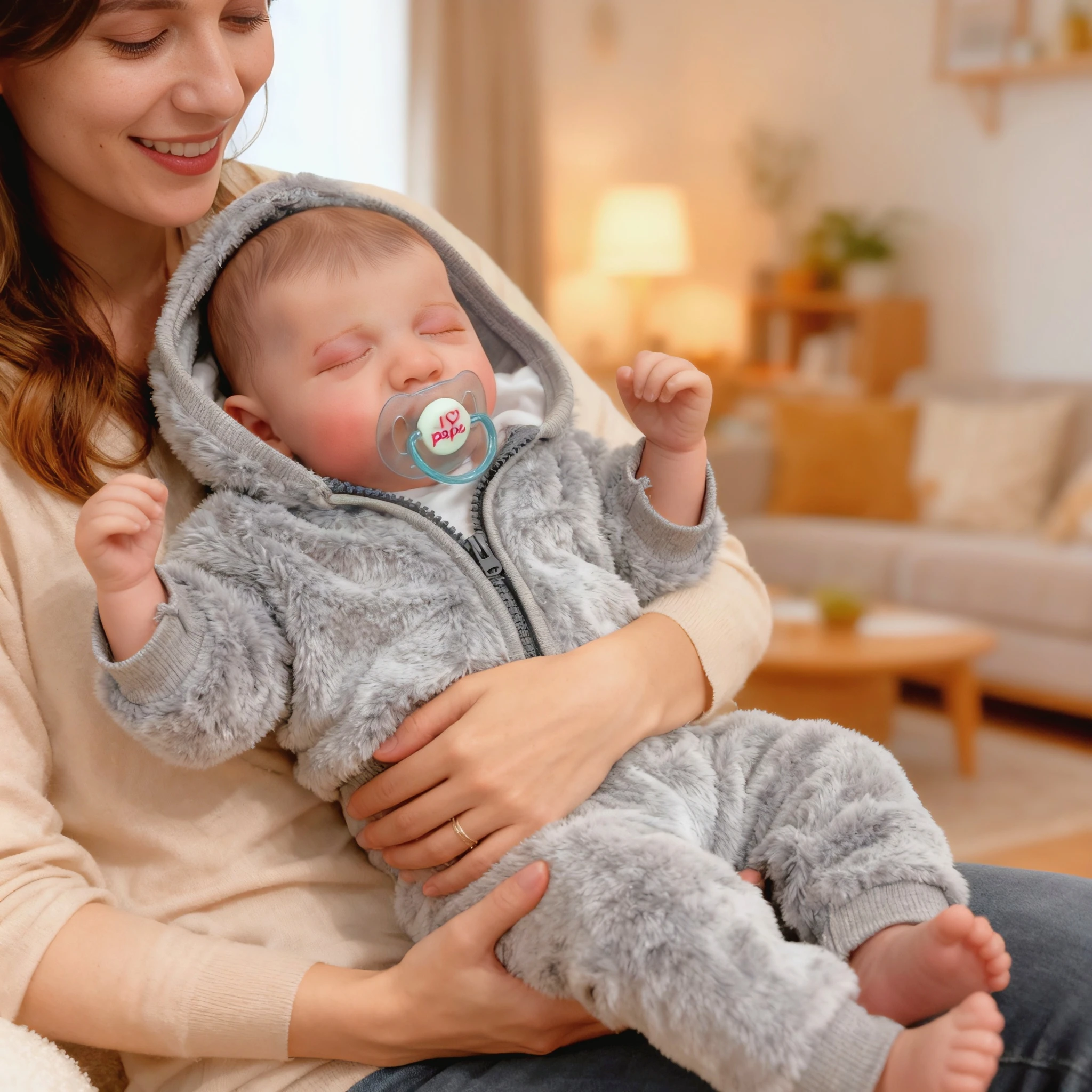 19 بوصة ليفي تولد من جديد دمية طفل رسمت بالفعل الانتهاء من النوم الوليد الطفل حجم ثلاثية الأبعاد الجلد مرئية الأوردة تحصيل الفن دمية