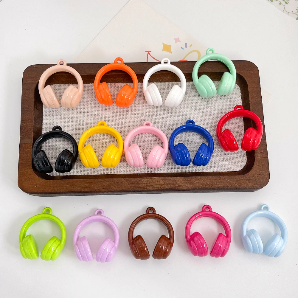 

Cordial Design 100Pcs 33*37MM Bag Pendant/DIY/Acrylic Charms/Hand Made/Jewelry Findings & Components/Earphone Shape #19482