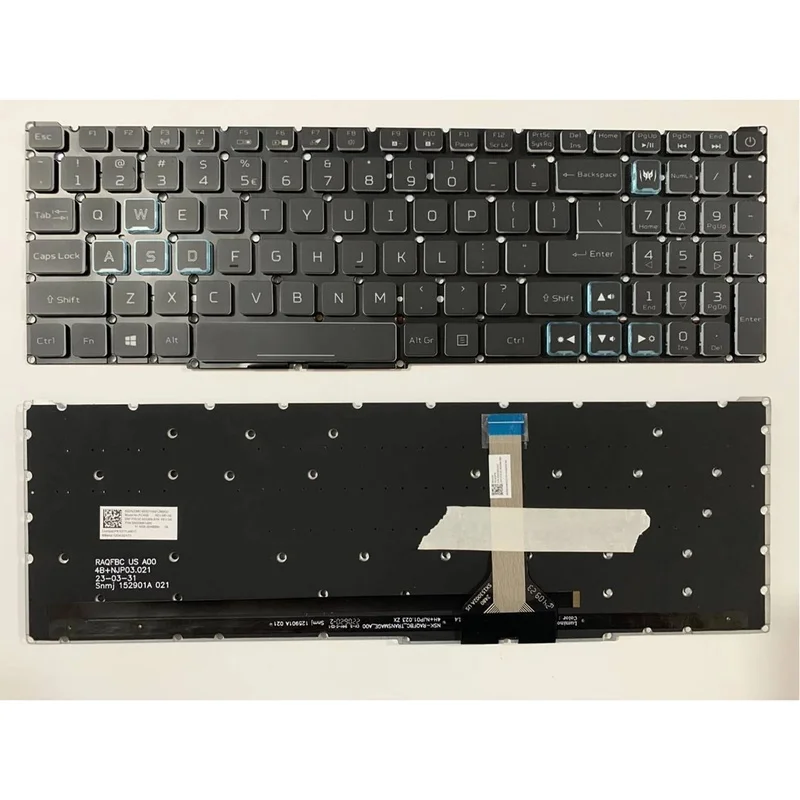 RU SP US layout for Acer Nitro 5 AN515-46/54/55/56/57/58 N22C1 N20C1 N20C2 N20C3 300 PH315-52 PH317-51 Laptop Keyboard