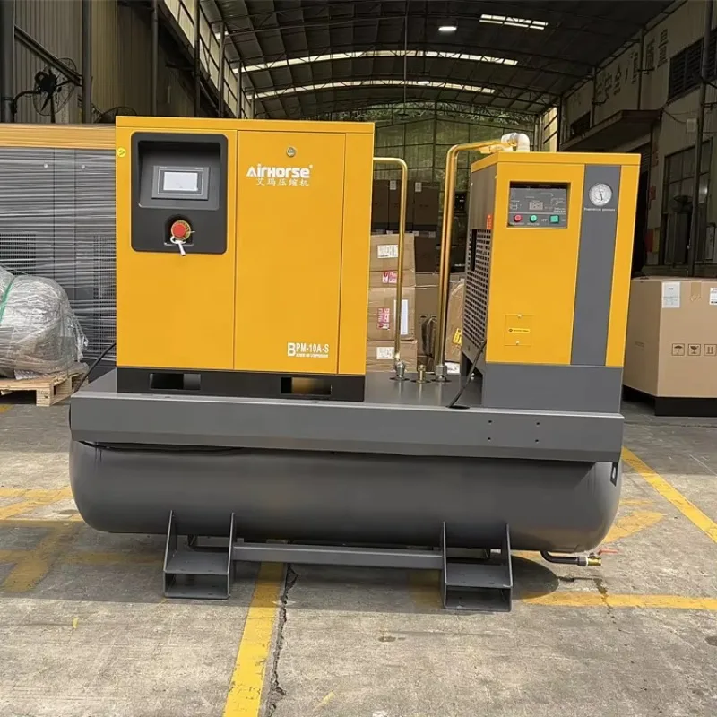 VITE COMPRESSORE ARIA 22KW 30HP Produzione professionale Bello prezzo 7.5KW 10HP Premium 15KW 20HP Compressore industriale Vite aria