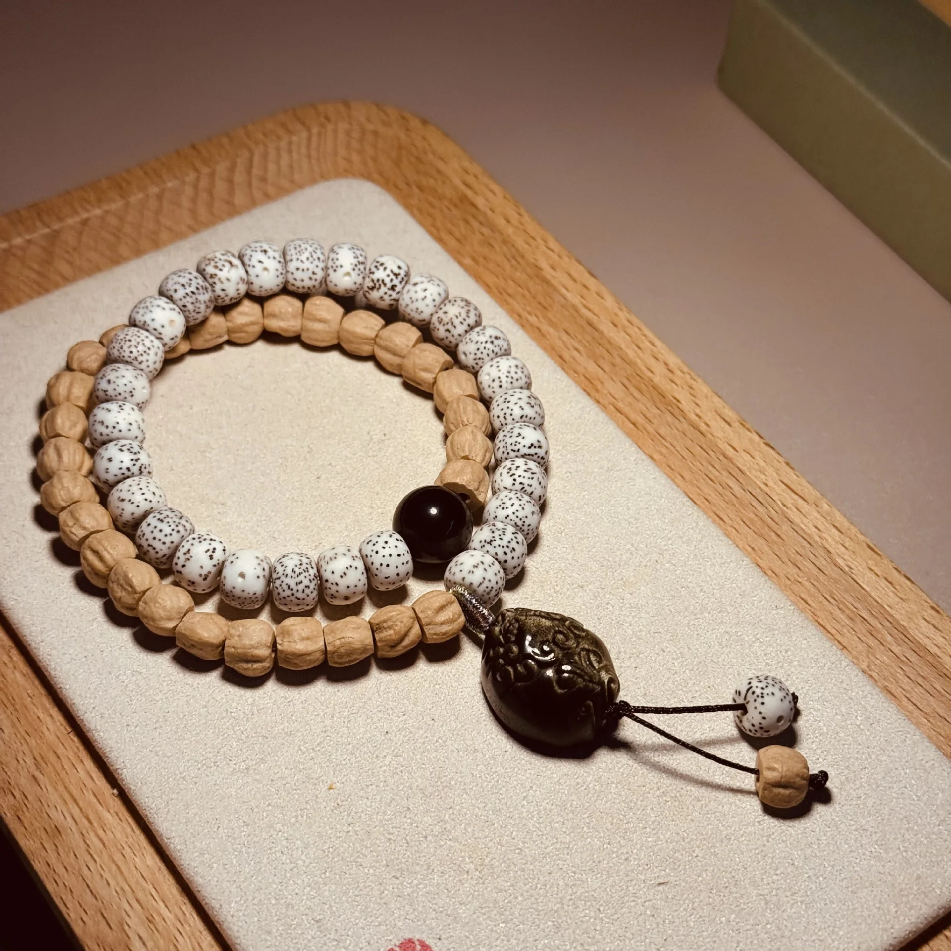 Natural Tibetan Style Bracelet DIY Xingyue Bodhi Handheld Beaded String for Men and Women Buddhist Prayer Beads Jewelry Gifts