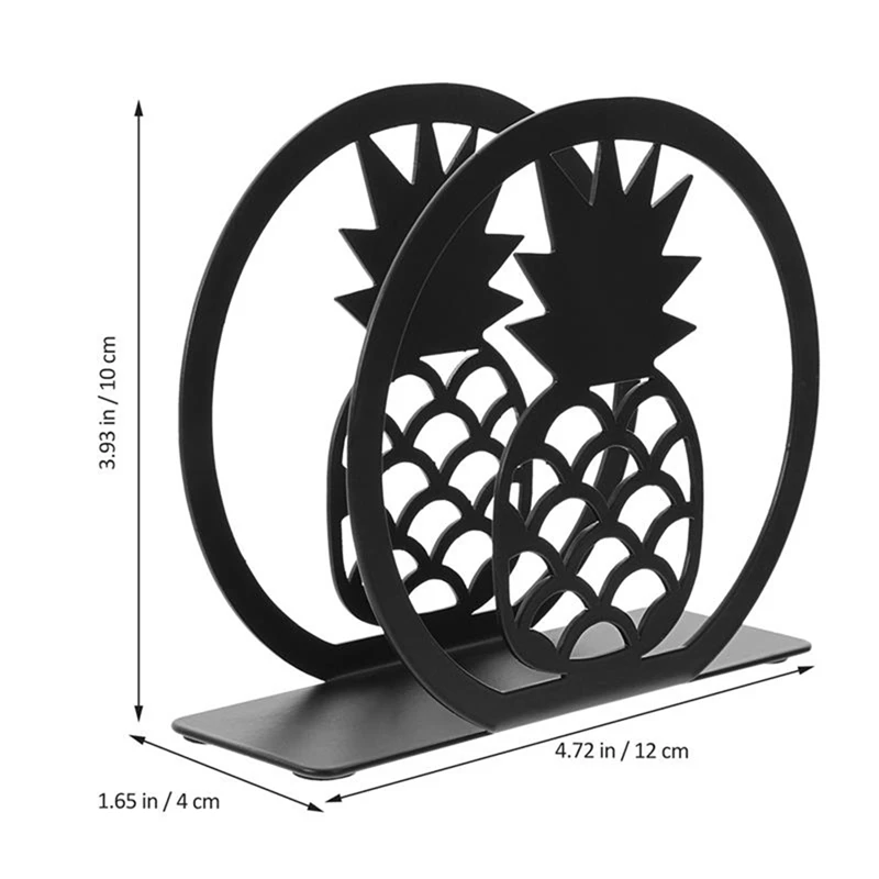 Papertowel Dispenser Desktop Tissue Rack Metal Pineapples Napkin Stand Paper Napkin Holder Durable Easy To Use