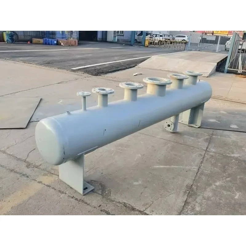 Factory Direct Sales Horizontal Carbon Steel Steam Distributor Cylinders Suitable for Textile Mills Dyeing Plants