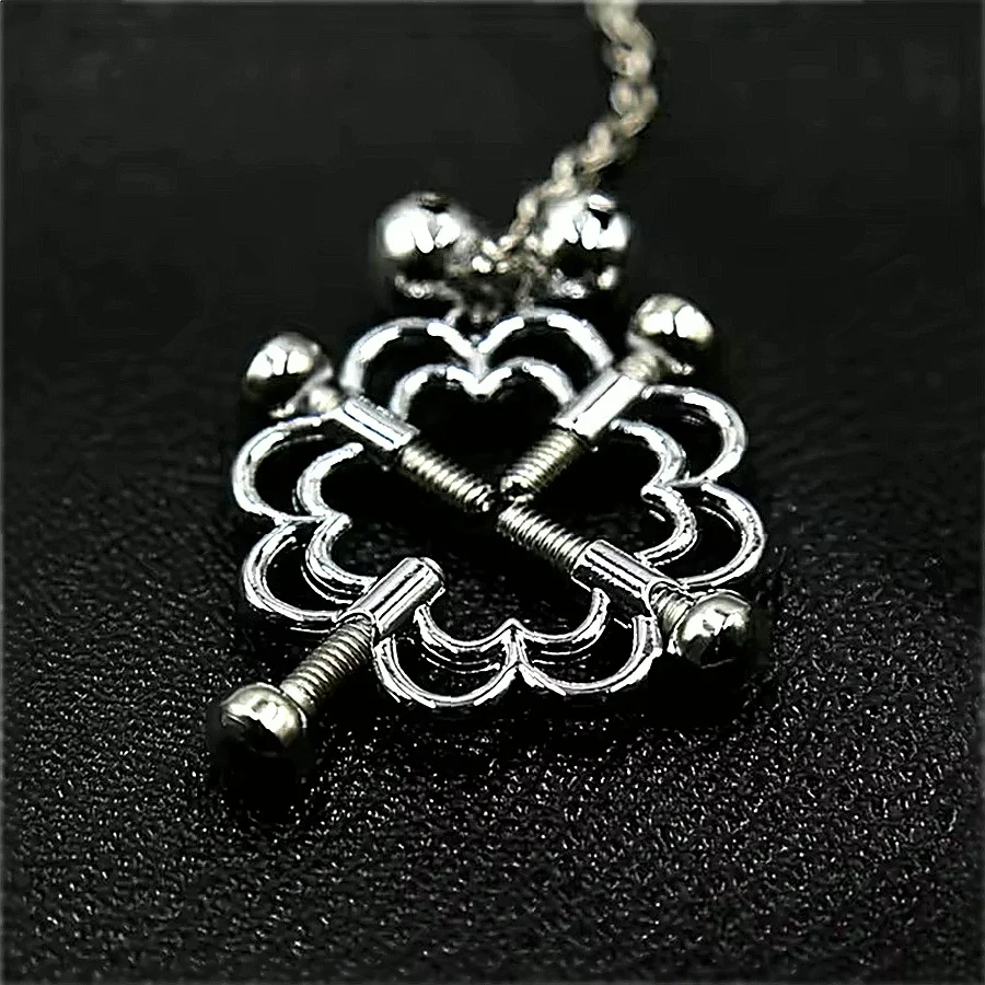 مشابك الثدي المعدنية مقاطع الحلمة BDSM عبودية الرقيق قابل للتعديل الحلمة المشبك مشبك الثدي يمزح الجنس لعب للمرأة زوجين #4