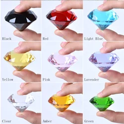 Hot Selling K9 Crystal 50mm Diamond Paperweight Home Decoration Glass Suncatcher Maker Photography Prop Wedding/ Birthday Gift