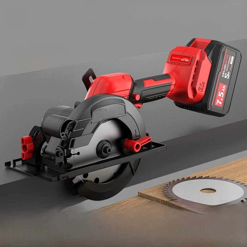 Electric Brushless Hand Push Lithium Battery Woodworking Portable Saw Marble Cutting Machine Circular Saw