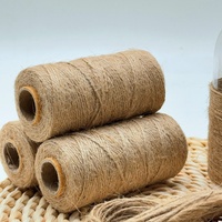 2mm Jute Cord 100m | Unbleached Pet-Safe Twine, Moisture-Resistant Craft Rope for Boho Home Decor, Camping Gear Repair