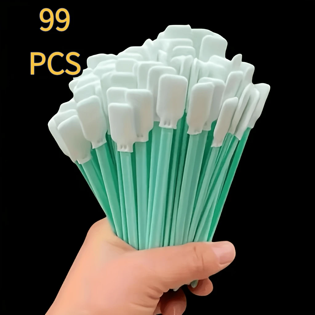 100 Precision Cleaning Swabs -Dust-Free Cleaning Sticks- for Printers,Cameras,Crafts And Home Cleaning,And Car Detailing Brushes