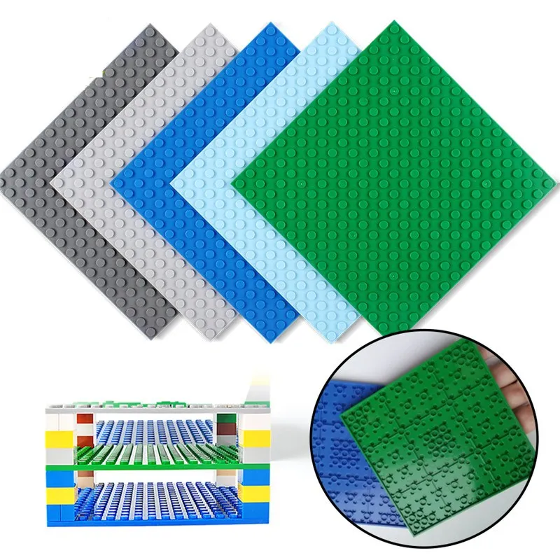 1Pc 16*16 Dots Bouwstenen Basisplaat Klassieke Deeltje Dubbelzijdige Basisplaat Compatibel Met Merkblokken Speelgoed Voor Kinderen