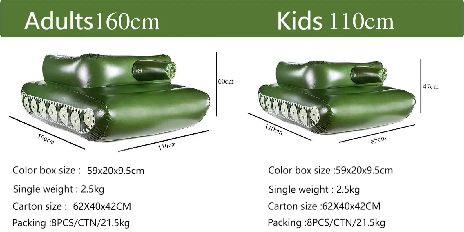 Ready for shipment Inflatable tanks Swimming pools Floating swimming pools Toys Inflatable weapons with water guns Children and