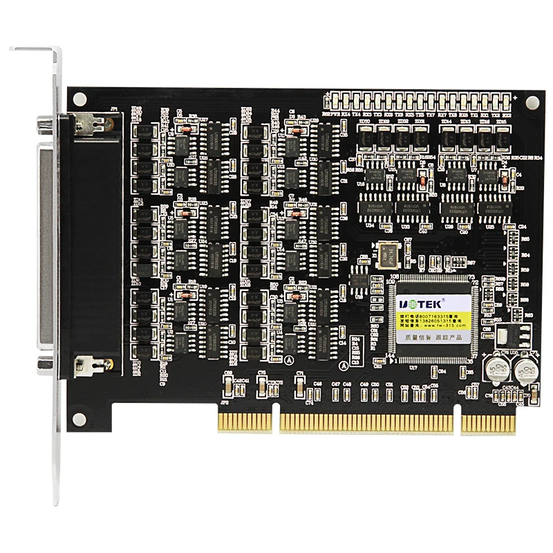 PCI to 8-port RS-485/422 High-speed Serial Card PCI Converter Card RS-422 and RS-485 Standards Plug and Play UOTEK