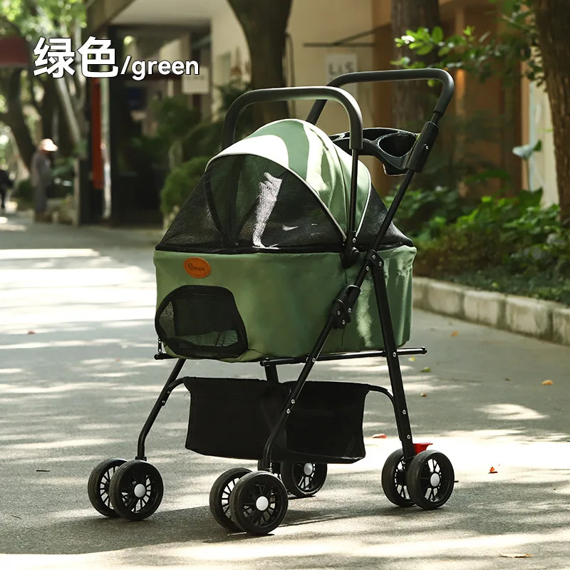 Pet Stroller for Going Out Small and Lightweight Foldable Pet Specific Small Cart