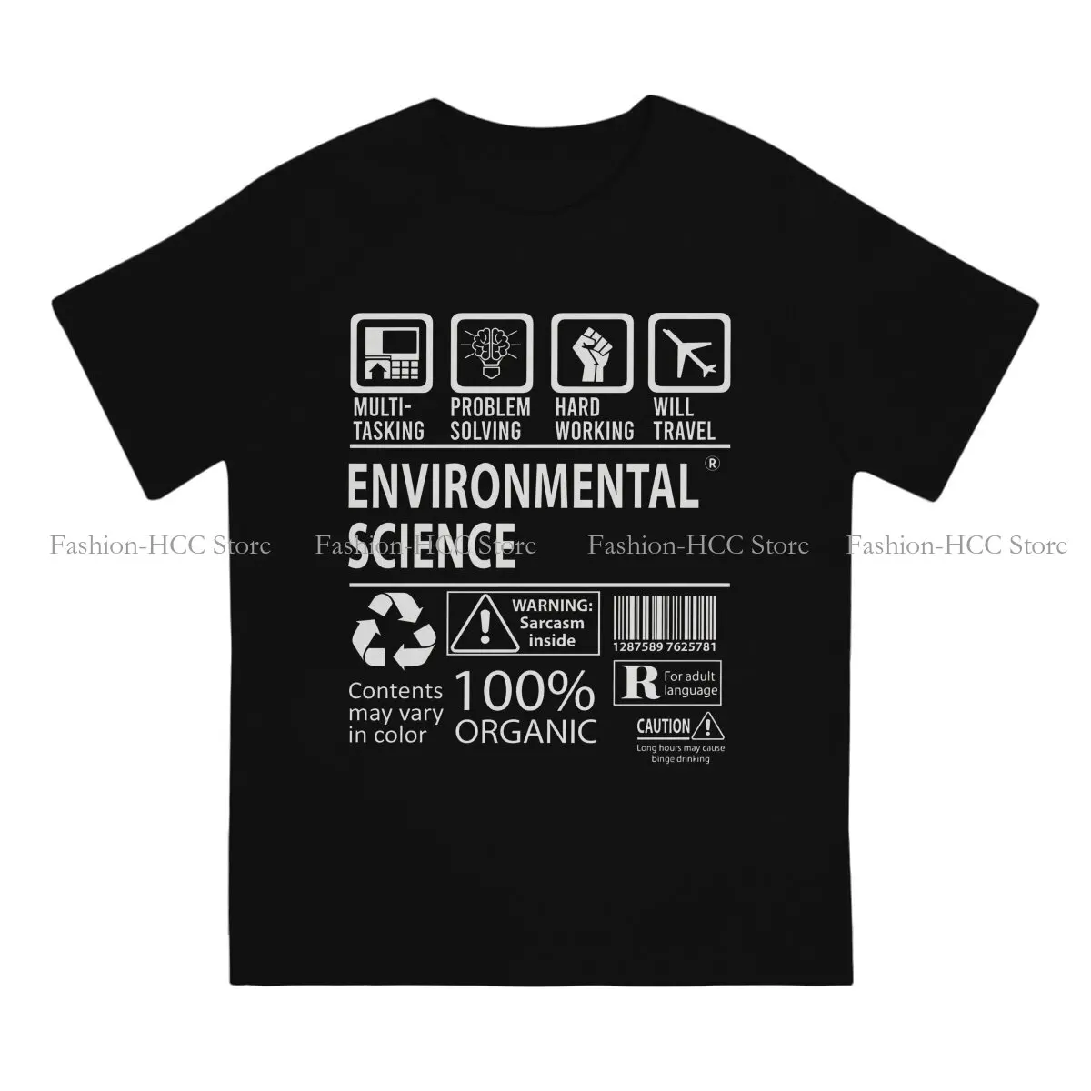 Environmental Protection and Technology TShirt for Men Science Multitasking Job  Item Humor Summer Sweatshirts T Shirt