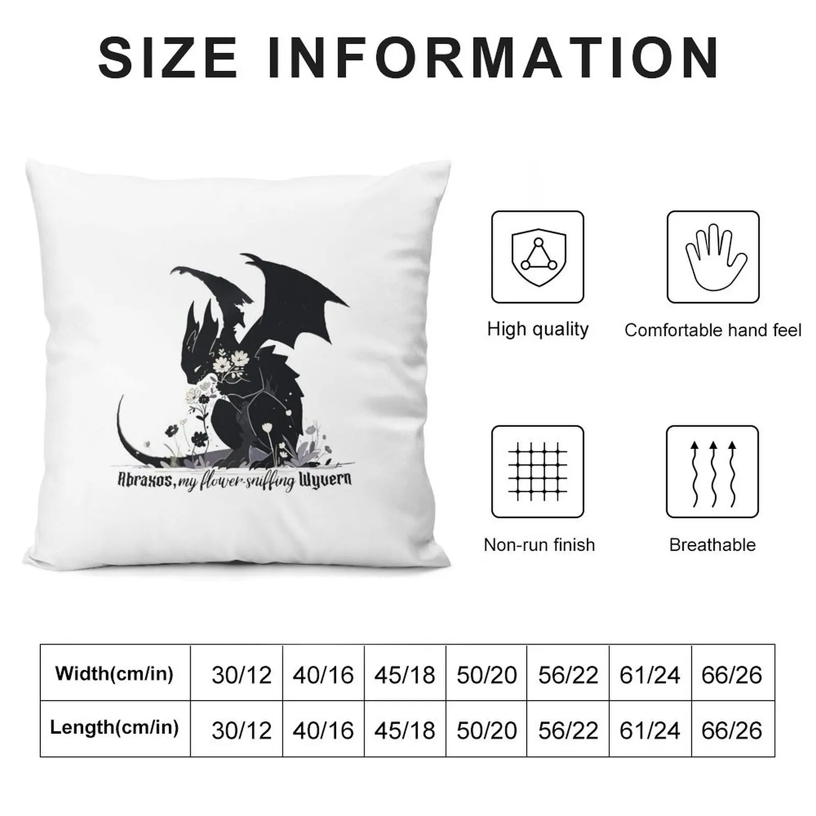 Abraxos Throne Of Glass Throw Pillow luxury decor Pillowcases For Pillows Decorative Pillow Covers For Sofa pillow