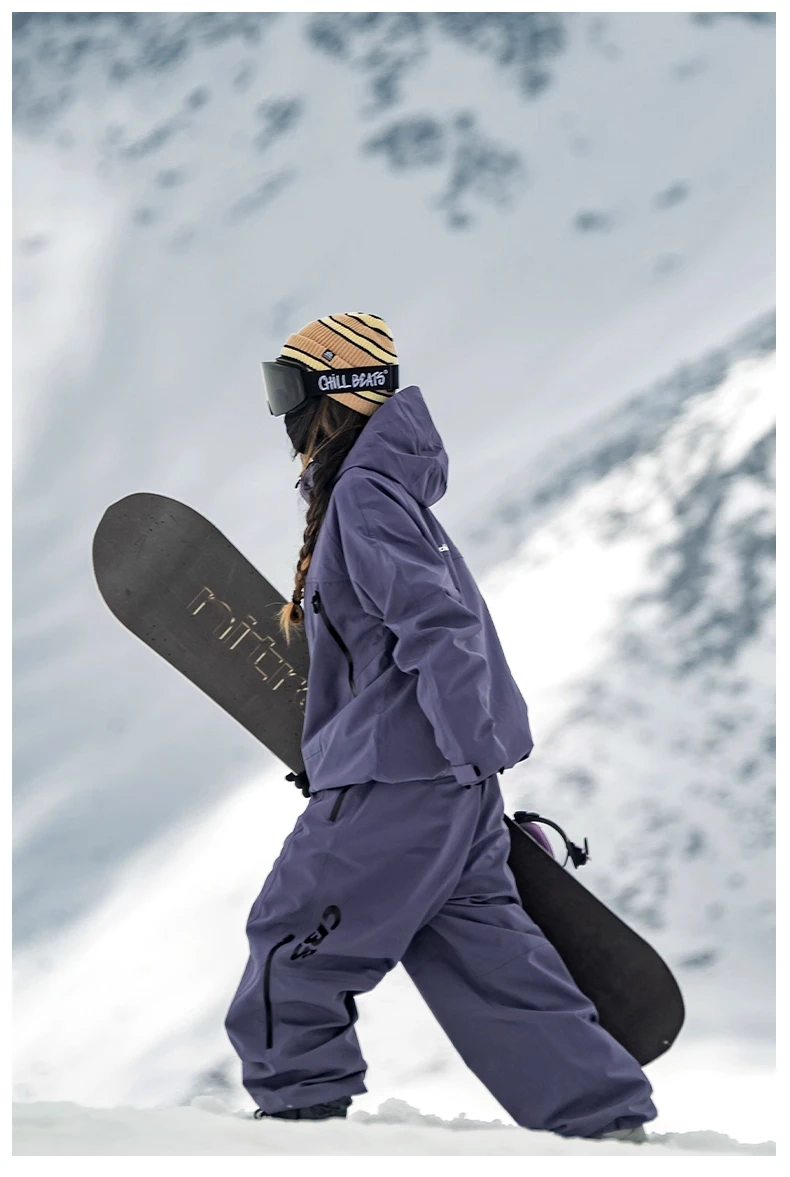 John Snow 2026 Ski-Jacke & -Hose im amerikanischen Stil, Unisex, wasserdicht, thermisch, Snowboard-Mantel, lockere Passform, Wintersport für Herren und Damen – Detail 32
