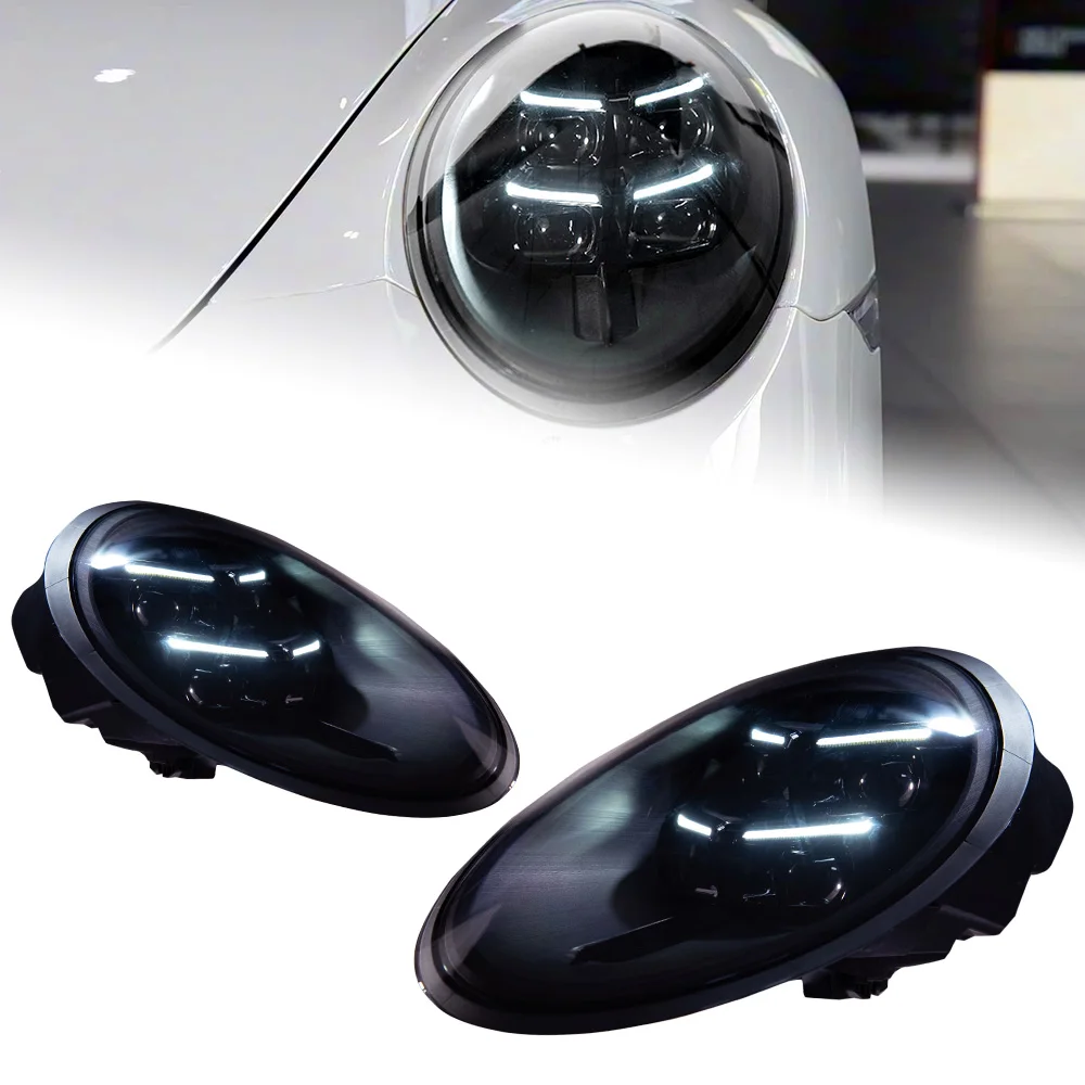 Head Light For Porsche 911.1 911.2 2012-2018 991 Автомобильные Товары Head Lamp Hella 12V Led Lights Car Accessories