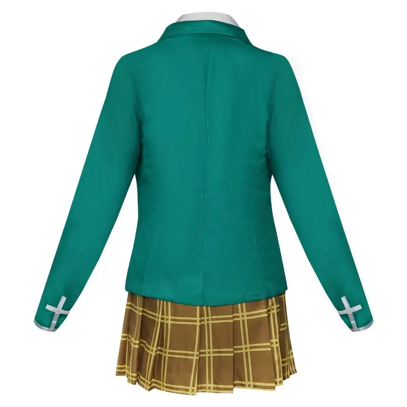 Anime Akashiya Moka Cosplay JK Uniform Skirt Comic-con Rosario+Vampire Heroine School Uniform Set Halloween Vampire Costumes