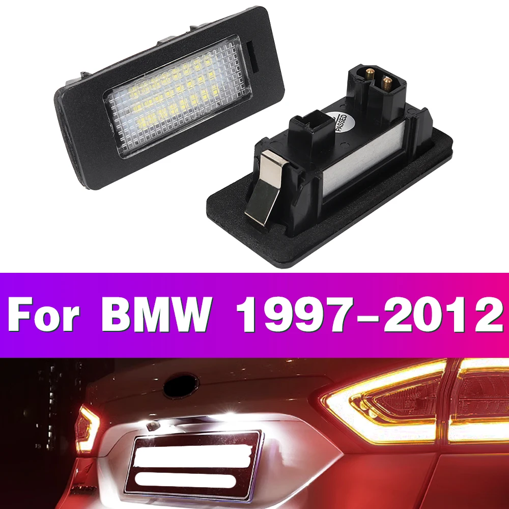 LED Car License Plate Light External Bulbs Lamp Accessories For BMW X5 E70 X6 E71 E72 E82 E88 E90 E92 E93 E91 M3 E39 M5 E60 E61