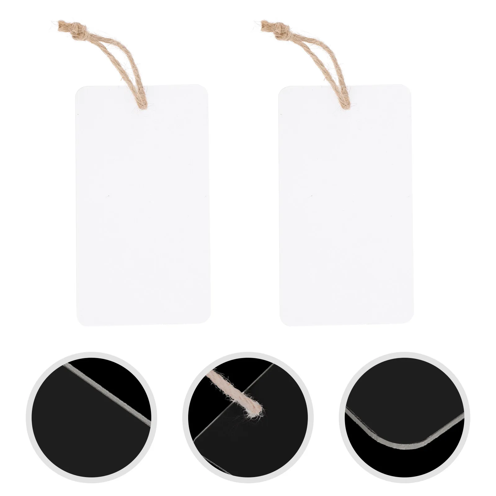 

Набор из 16 прочных акриловых бирок для корзин с веревкой, этикетки для надписей, для кухонных контейнеров, корзин, шкафов