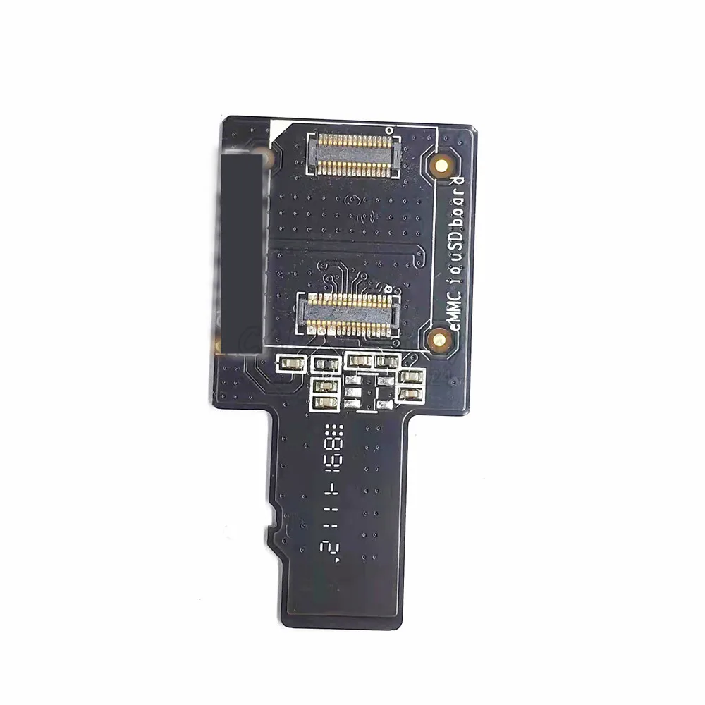 eMMC to uSD Board for ROCK PI 4 Adapter Board Micro SD eMMC Modules Black