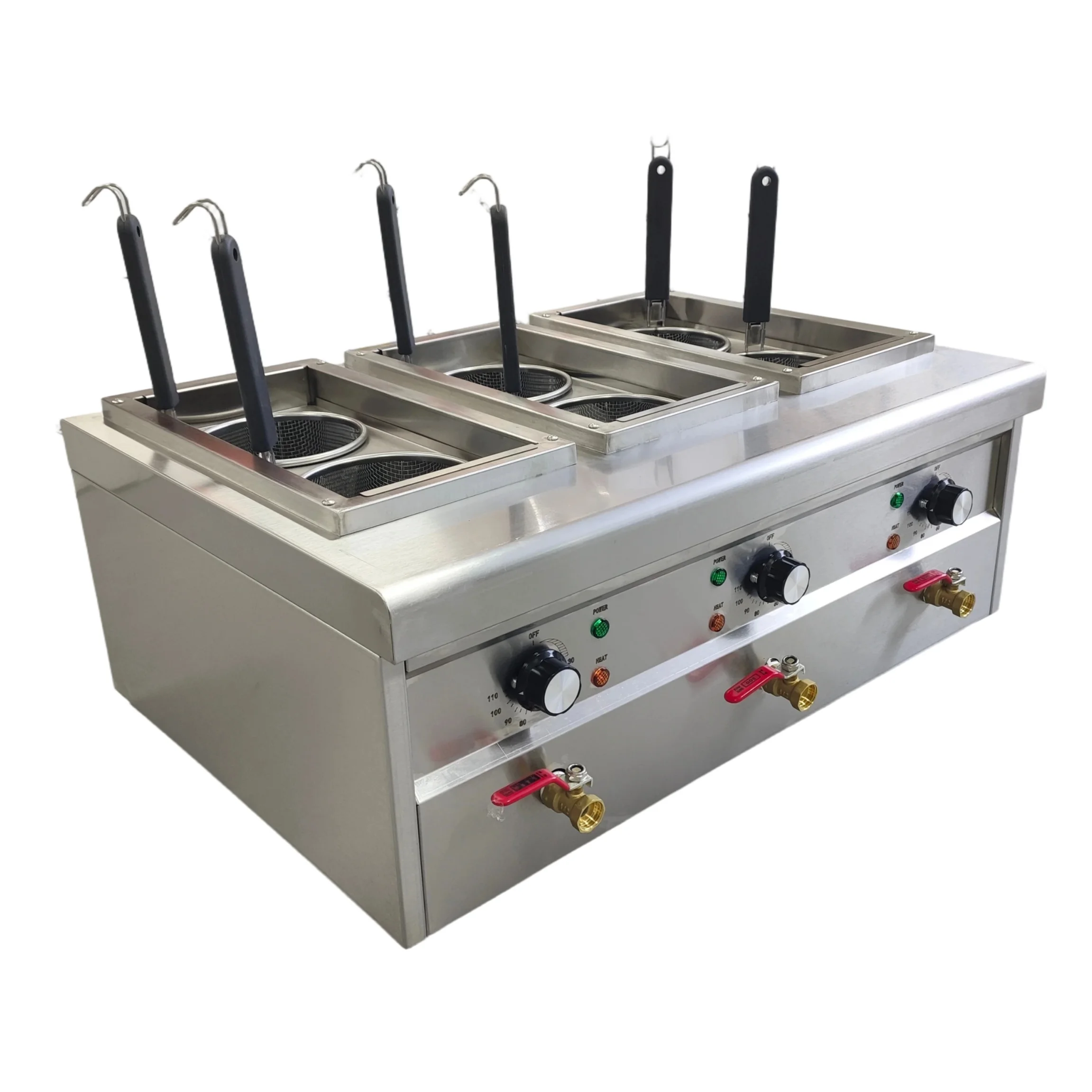 Commercial Desktop Electric Noodle Cooker Six-Head Electric Multi-Function Hot Pot Oden & Soup Cooker Motor Core Component